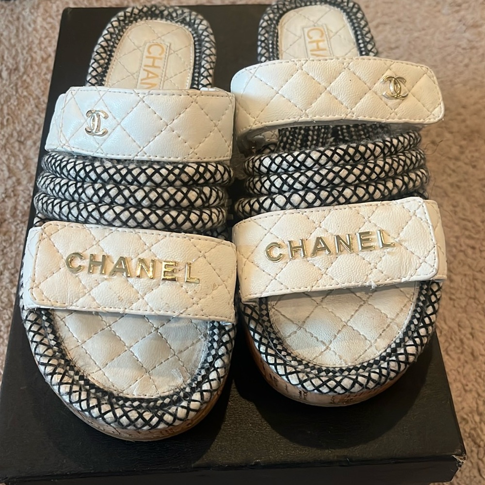 Authentic Chanel sandals
